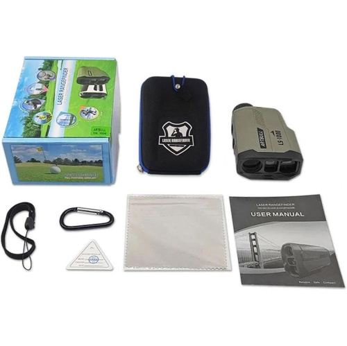 Golf Rangefinder Rangefinder Télémètre de golf Monoculaire de chasse à drapeau avec axe de pente