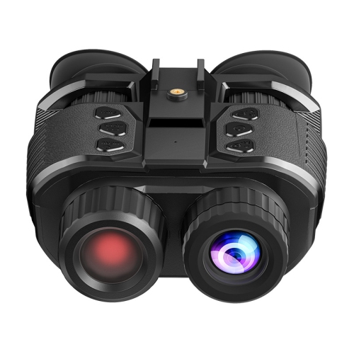 Head-Mounted Dual-Screen Night Vision Goggles, 4K 30fps Recording, IP54 Waterproof, Full-Dark Vision 100-150m, 7× Digital Zoom, Adjustable Diopters,