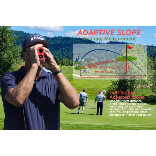 Golf Rangefinder,6X Magnification Range Finder,Precision Pro Golf nx7 Pro Slope Laser Rangefinder,Precise Distance 5-1000 Y Super Long Distance Laser