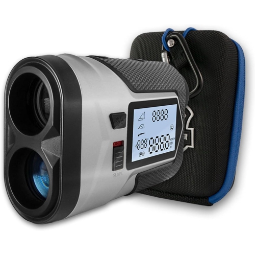Golf Binoculars, 6X Golf Rangefinder With LCD Display Versatile Rechargeable Golf And Sport Range Finder USB Charging（650 meters）