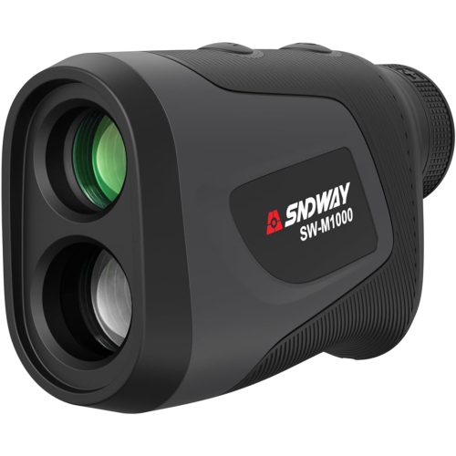 CHSSHA00  3-1000M High Precision Laser Distance Meter, 6X Magnification Golf Rangefinder \w Trajectory Compensation & Flag Pole Lock, Outdoor Handheld