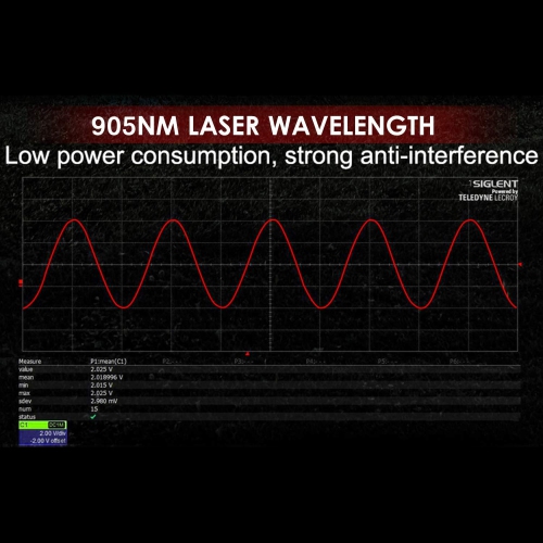 3-1000M High Precision Laser Distance Meter, 6X Magnification Golf Rangefinder with Trajectory Compensation & Flag Pole Lock, Outdoor Handheld