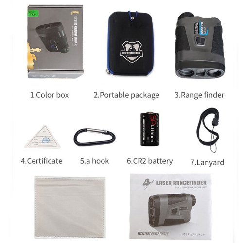 New 1000m 6.5X Golf Laser Range Finder 5 Modes Flag-locking