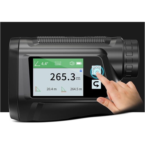 LCD Rangefinder Telescope Hunting Outdoor Golf Voice Caddy Rangefinder Case Roulette Measuring Tape Rangefinder Telescope High Accuracy