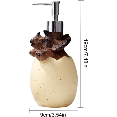 Soap Dispenser Shampoo Dispenser Dinosaur Foam Dispenser with Pump 560 ml Soap Dispenser for Kitchen, Bathroom, Toilet, Washroom, Toilet