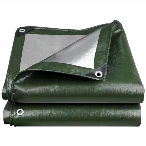 CHSSHA00  Tarps Heavy Duty Waterproof 24X24 Feet, 10Mil Uv Resistant Poly Tarp, Multipurpose Small Tarp \w Metal Grommets And Reinforced Edges