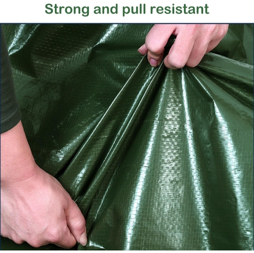 Tarps Heavy Duty Waterproof 6x9 Feet,10Mil UV Resistant Poly Tarp,Multipurpose Small Tarp with Metal Grommets and Reinforced Edges, Silver/Green
