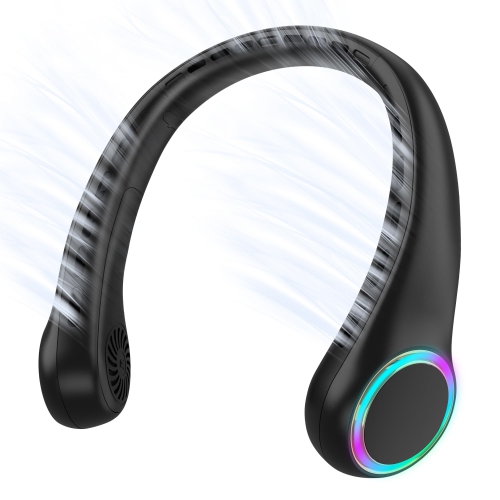 Portable Neck Fan with 4000mAh Battery, 3 Adjustable Speeds, Suitable for Home and Outdoor Use