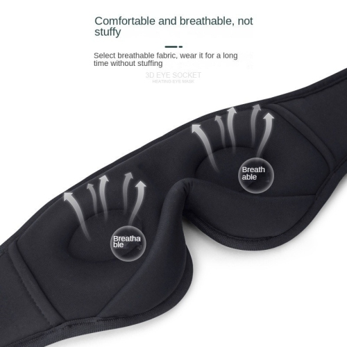 3D Sleep Eye Mask, Bluetooth Wireless Music Eye Mask, Head-Mounted Blackout Eye Mask for Sleeping