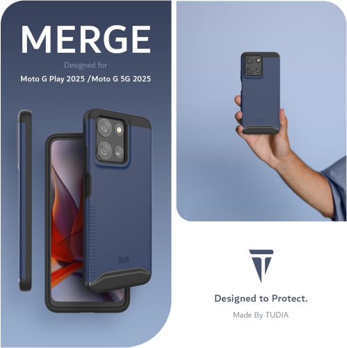 TUDIA Merge for Moto G 5G 2025 Case/Moto G Play 5G 2025 Case - Indigo Blue