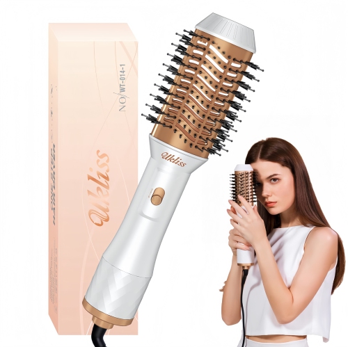 Hot air comb high power hair dryer three in one electric curling iron multifunctional hair straightener hair dryer -014-1 platinum eucleus