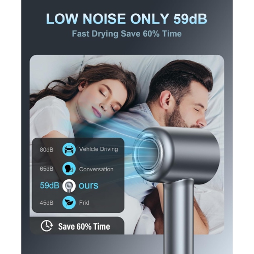 High-speed hair dryer US standard 110V negative ion five-in-one multifunctional curling iron hair dryer equipped with brushless motor for fast drying