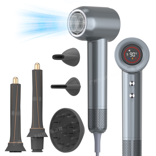 High-speed hair dryer US standard 110V negative ion five-in-one multifunctional curling iron hair dryer equipped with brushless motor for fast drying