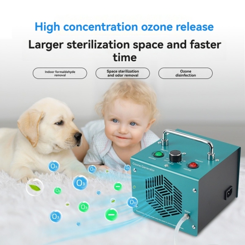 Home Ozone Air Purifier - 60g/hr output, eliminates odors, kills bacteria and removes formaldehyde, ideal for kitchens, pet areas, basements