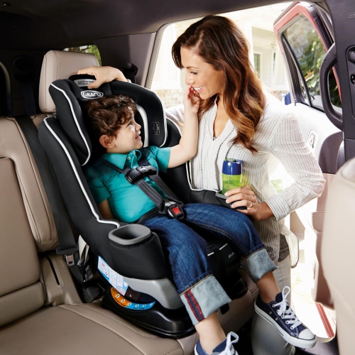 Graco Extend2Fit Convertible Car Seat, 2-in-1 Forward & Rear-Facing Baby Car Seat, 1.8-30 kg, Gotham