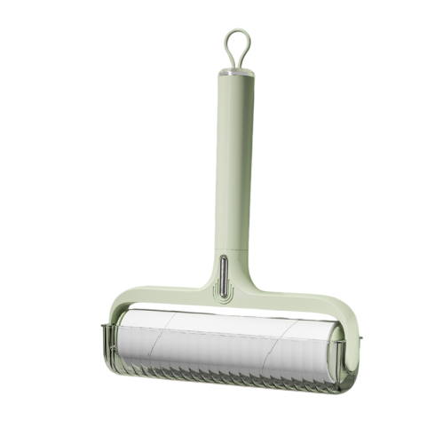 GREEN SCENIC  Hair Remover Tear-Off Paper Roller, Hair Remover, Hair Remover Sticky Roller Pet Hair Shaving Device - 16Cm In White