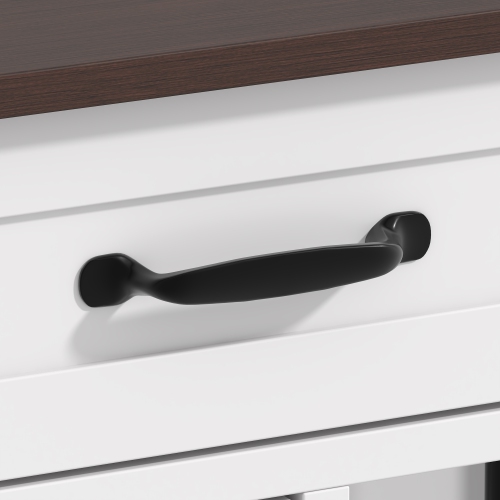 Famapy Modern White Wooden Indoor Dog Crate – Stylish Multi-Purpose Pet Furniture for Multiple Pets, with Secure Doors, Ample Ventilation, and