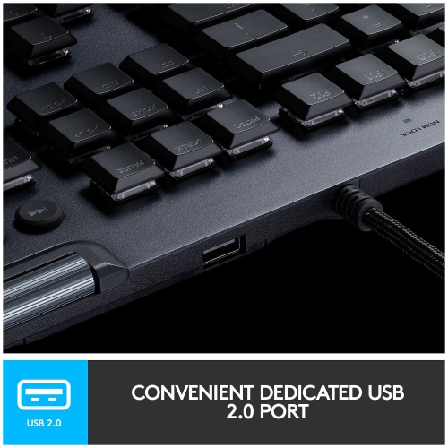 Logitech G815 RGB Mechanical Gaming Keyboard - Wired - Tactile