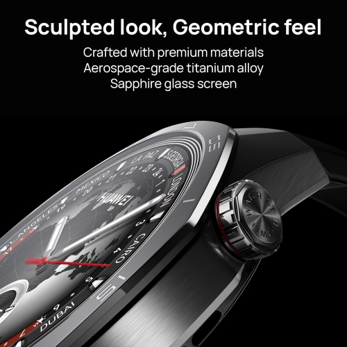 HUAWEI Watch GT 5 Pro 46 mm Smartwatch, Sharp-Edged Design, up to 14 Days Battery Life, Pro-Level Sports Watch, Health Tracking, Compatible with iOS