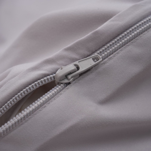 Ocean Fine Bedding Duvet Set; Twin, 300 TC, Soft, Breathable and Eco-Conscious, Silver