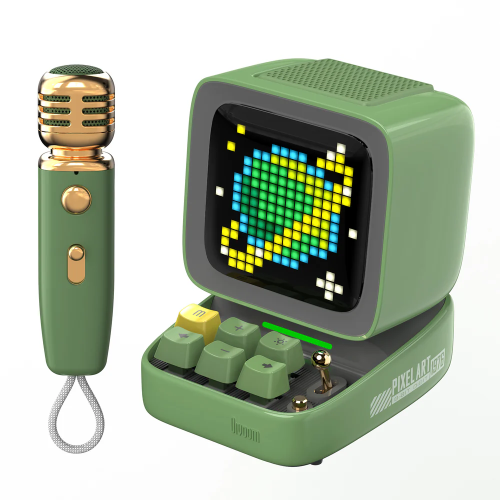 Divoom Ditoo-mic Retro Pixel Art Game Bluetooth Speaker