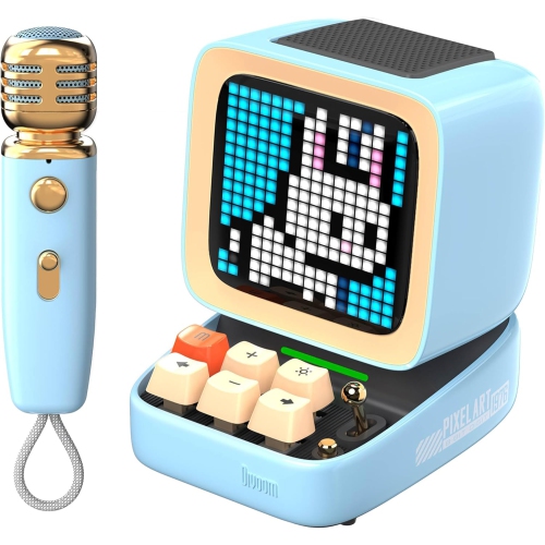 Divoom Ditoo-mic Retro Pixel Art Game Bluetooth Speaker