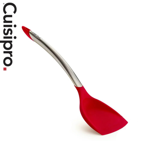 Spatule à wok en silicone 12,5&nbsp;po/Rouge 32&nbsp;cm de CUlSIPRO