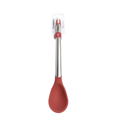 Cuillère en silicone de 12&nbsp;po de CUISIPRO/Rouge 30,5&nbsp;cm