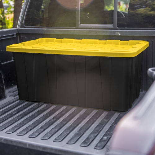 Sterilite – Contenants de rangement industriels empilables avec couvercle, 38 gallons, paq./16