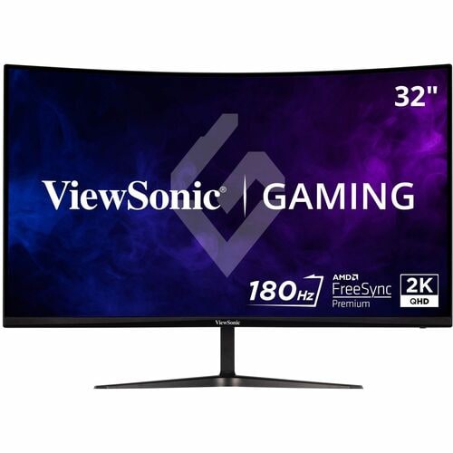 ViewSonic 32" Wide QHD 180Hz 1ms Curved LED Monitor - Black -