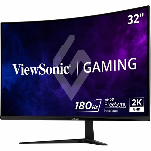 ViewSonic 32" Wide QHD 180Hz 1ms Curved LED Monitor - Black -