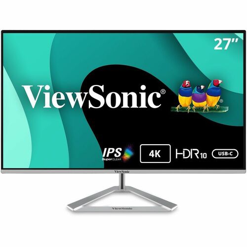 ViewSonic 27" 4K UHD 60Hz 1ms LCD Monitor - Silver -