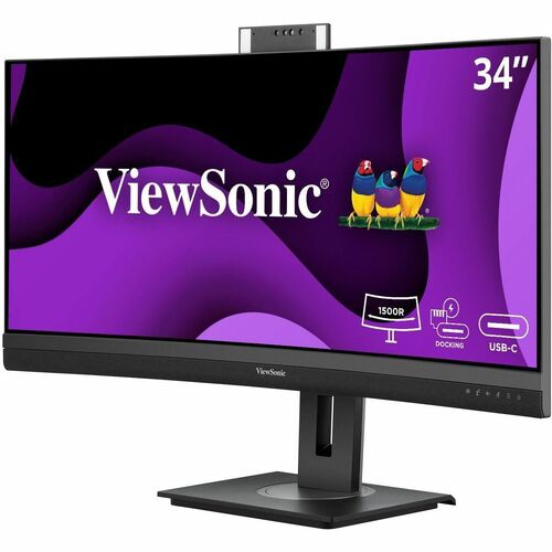 ViewSonic 34" Ultra-Wide QHD 100Hz 5ms Curved LED Monitor - Black -