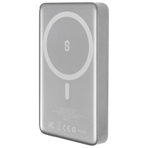 Chargeur portable USB-C de 10 000 mAh Piston Power de LOGiiX avec MagSafe - Gris graphite