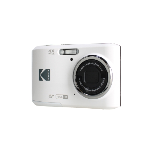 Kodak Pixpro FZ45 Digital Camera in White Bundle with Accessories