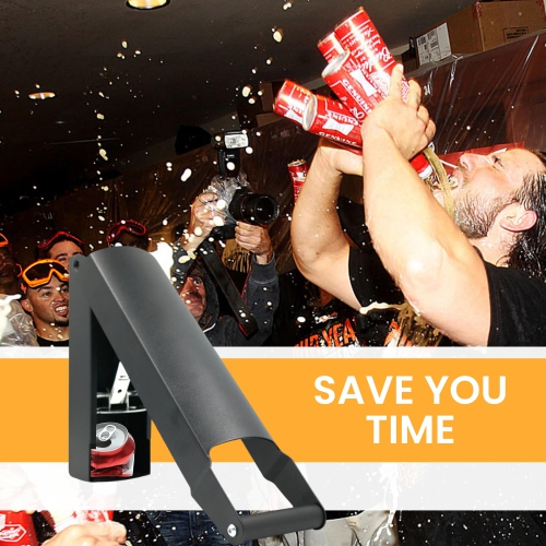 Broyeur à canettes mural en aluminium pour recyclage Broyeurs robustes pour pilon à bouteille en plastique Seltzer Soda