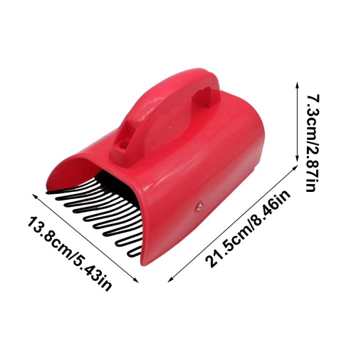 2 Packs Berry Picker, Plastic Blueberry Picker Scoop with Metallic Comb , Huckleberry Picking Rakes for Easier Berry Harvester, Blueberry Rake Scoop