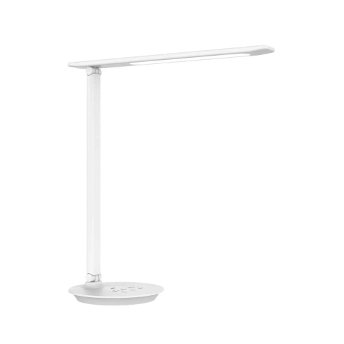 Eyelumia LED Full Spectrum Eye-Caring Smart Desk Lamp with Auto Dimming, 4000K/3000K, 15W, Night Light & Rest Reminder, White
