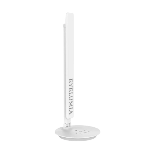 Eyelumia LED Full Spectrum Eye-Caring Smart Desk Lamp with Auto Dimming, 4000K/3000K, 15W, Night Light & Rest Reminder, White