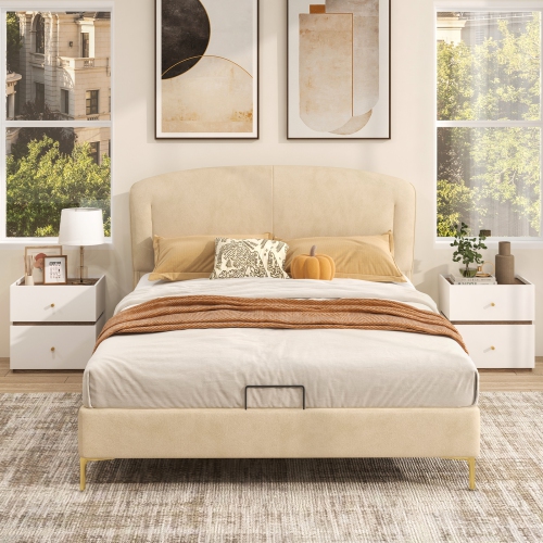 2-Drawer Accent End Table – Nightstand for Living Room or Small Spaces