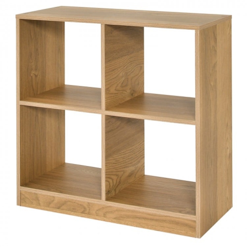 SLICKBLUE  4-Cube Bookcase for Kids With Open Shelves, Ideal for Books And Playroom Storage