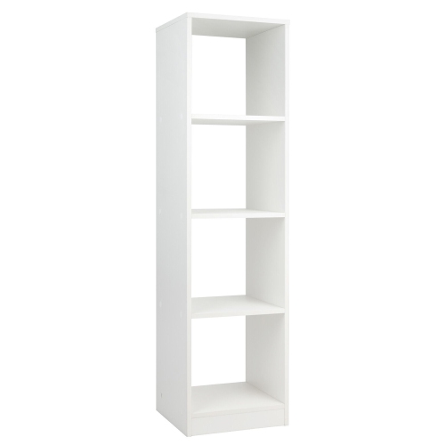 SLICKBLUE  5-Tier 4-Cube Narrow Bookshelf With Anti-Tipping Kits, Perfect for Books And Decor