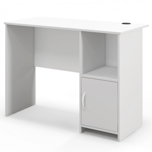 SLICKBLUE  Modern Computer Desk With Cabinet for Storage And Organized Workspace