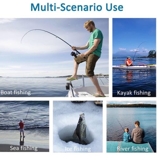 Underwater Fishing Camera, 4.3-Inch HD Display, 195 Wide View, IP67 Waterproof, Infrared Night Vision, 30m/98ft Cable, 5000mAh Battery