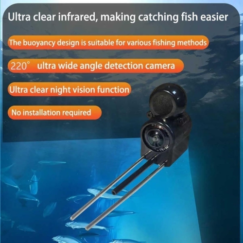 Underwater Fishing Camera, Underwater Fishing Camera, 4.3 Inch HD Ice Fishing Camera with 220° Wide View, Night Vision Portable Fish Finder, IP68