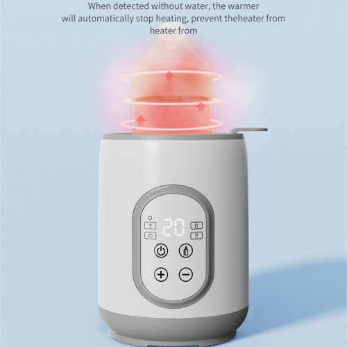 Chauffe-biberon portatif, chauffe-lait entièrement automatique avec écran intelligent, idéal pour les nouvelles mamans et les papas