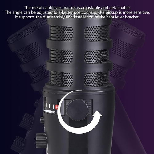 MV7 Dynamic Microphone for Desktop Computer, Mobile Sound Card, Universal Website