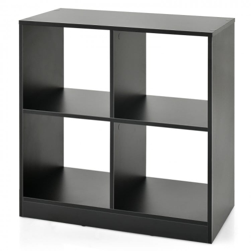 SLICKBLUE  4-Cube Bookcase for Kids With Open Shelves, Ideal for Books And Playroom Storage