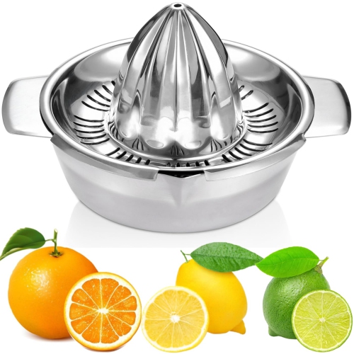 MYACUC  Citrus Lemon Juicer, 304 Stainless Steel Manual Juicer, Dishwasher Safe, Easy to Clean