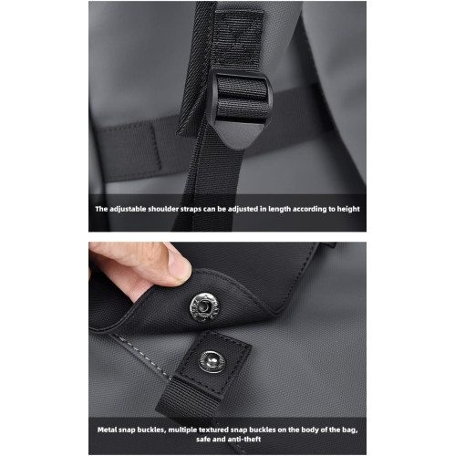 Sac à dos pour homme Sac de voyage pour ordinateur grande capacité, sac pour portable convient aux voyages et activités de plein air - Kaki